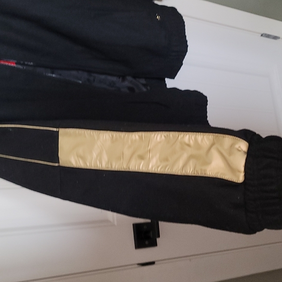 True Religion Mens Black and Gold Fashion Brand New Varsity Jacket Coat … - Picture 2 of 13